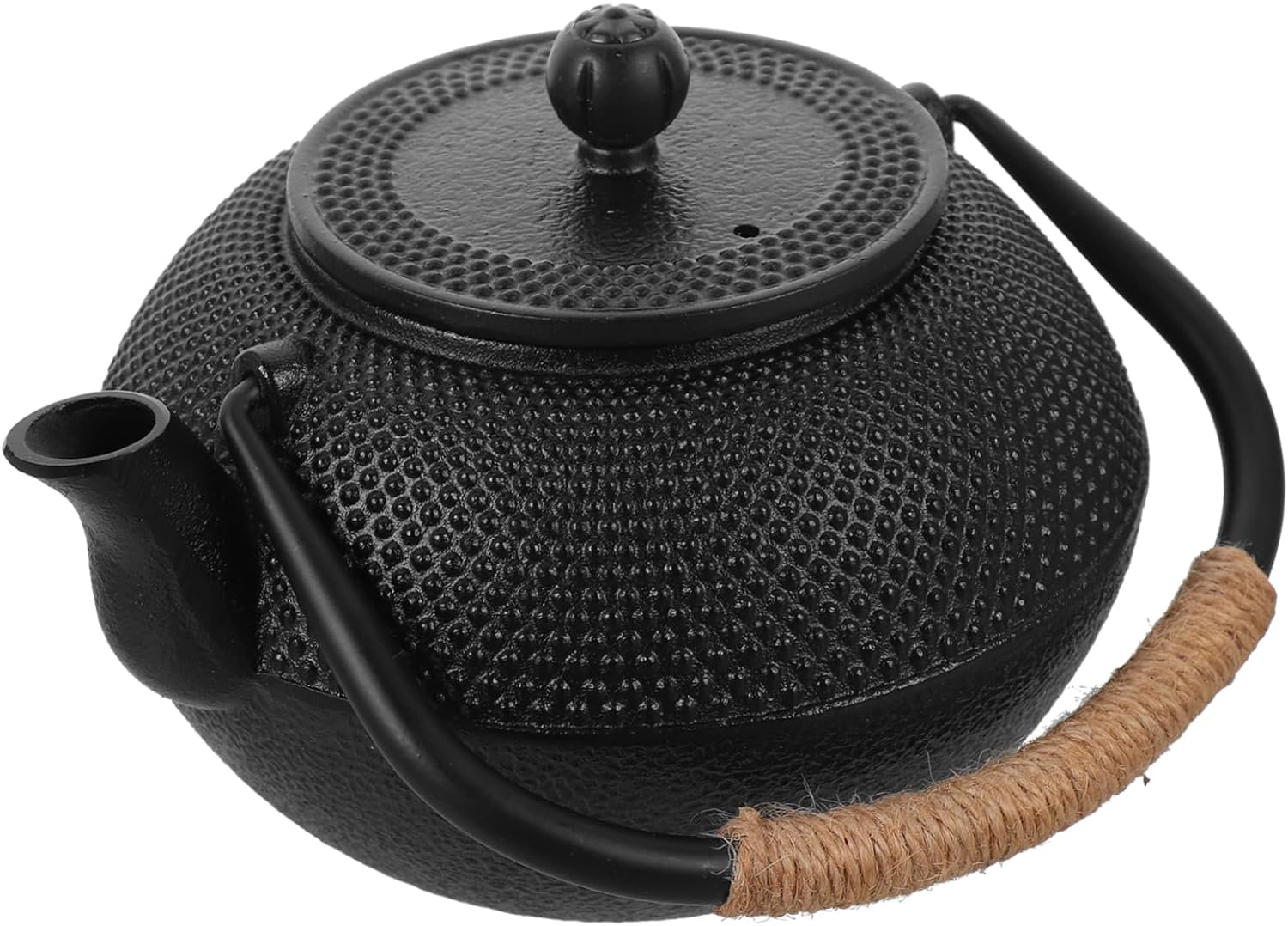 Veemoon Large Capacity Cast Iron Teapot Japanese Stovetop Safe Metal Tea Pot 1.2l for Tea Parties