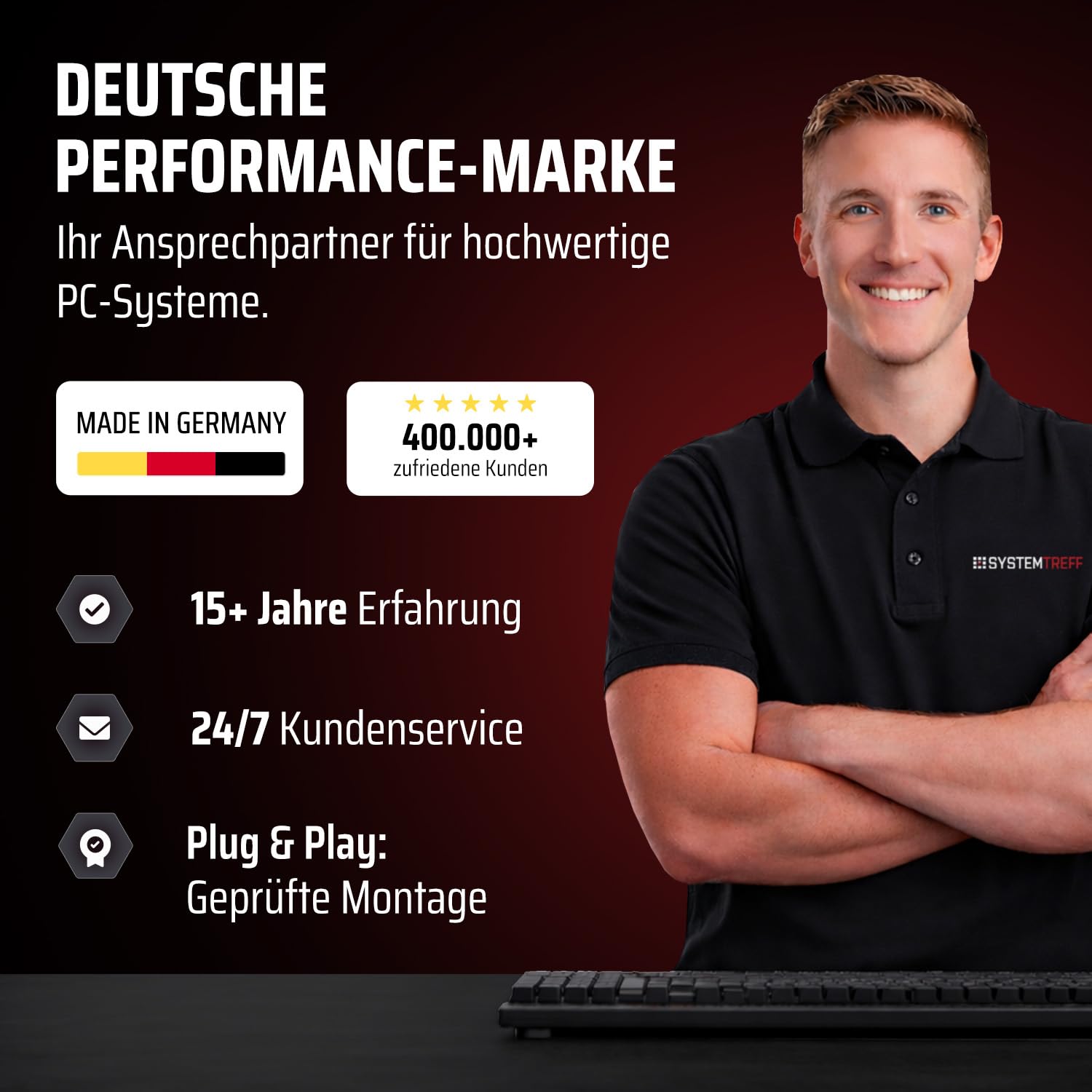 SYSTEMTREFF High-End Gaming PC AMD Ryzen 7 7800X3D 8x5GHz | Nvidia RTX 5070 12GB DX12 | 1TB M.2 NVMe | 32GB DDR5 RAM | Windows 11 | WLAN Desktop Computer Rechner für Gamer, Zocker & Streamer