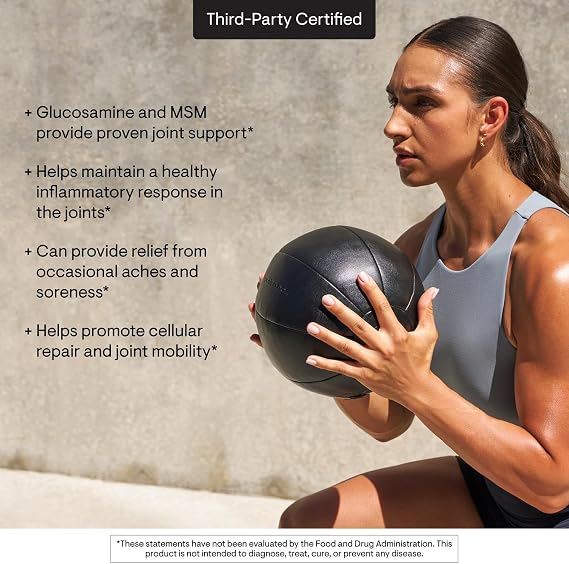 THORNE - Joint Support Nutrients - Formulated with Glucosamine, MSM, Curcumin, Bromelain, Boswellia & Potassium for Joint Support* - Third-Party Certified - Gluten, Dairy & Soy-Free - 240 Capsules