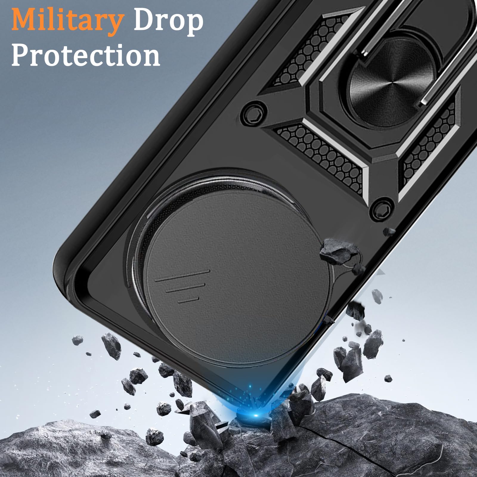 Orgsty Coque pour Honor Magic 5 Lite / X9a, Coque d'adsorption
