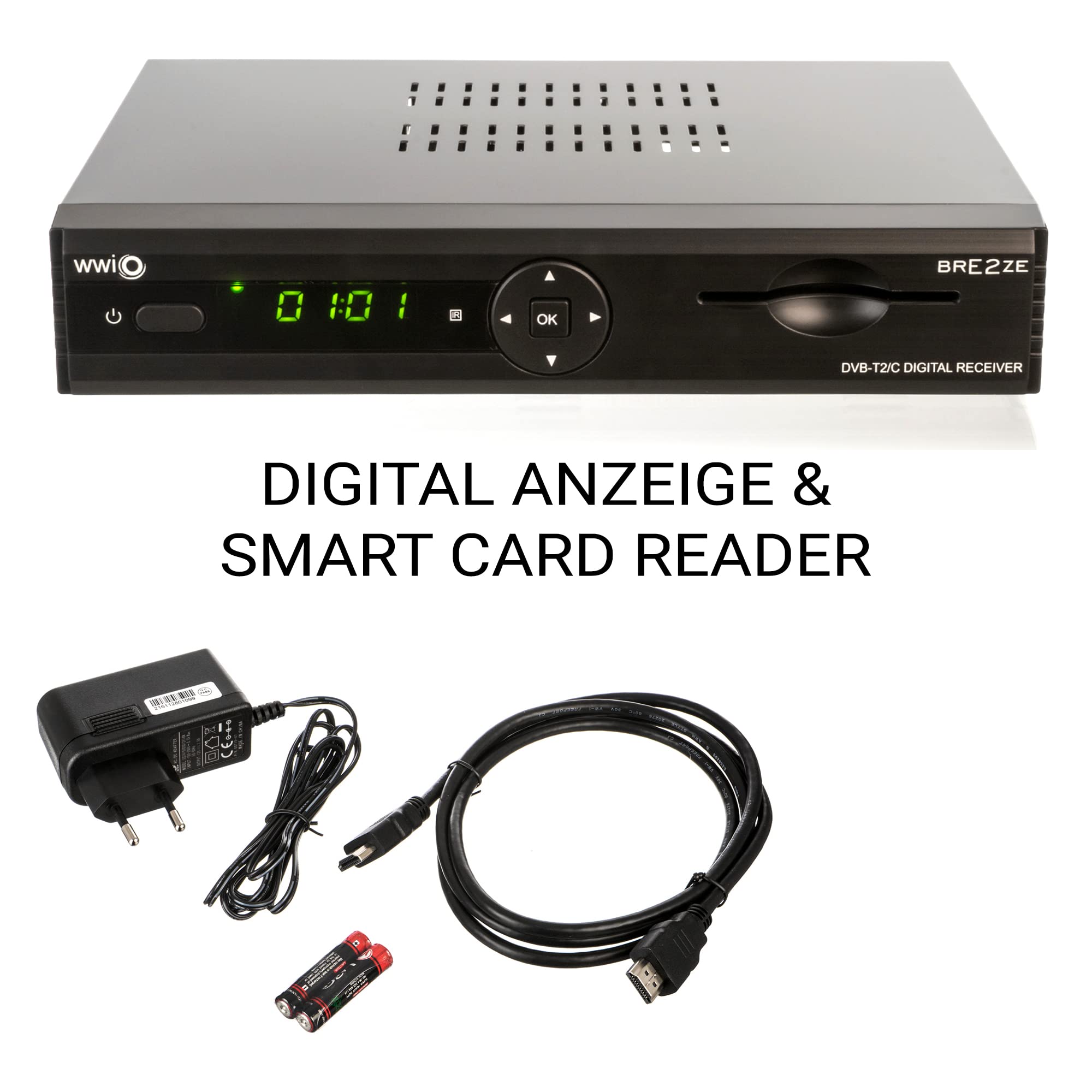 Bre2ze T2/C DVB-T2/C Hybrid Digital Receiver