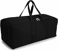 DoYiKe Extra Large Heavy Duty Canvas Duffel Bag - Military Grade Travel Sports Camping Tent Storage, Side/Top Opening