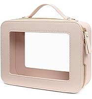 Vista 30 de LETGO Bolsas de Maquillaje Transparentes - Bolsas de Aseo Aprobadas por la TSA con Cierre, Bolsa de Aseo Transparente, Transparente