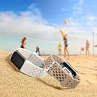 Vista 7 de Getino Compatible con Fitbit Charge 5 Bandas/Charge 6 Bandas para Mujer y Hombre, Correa Deportiva de Repuesto Ajustable y Transpirable para Fitbit