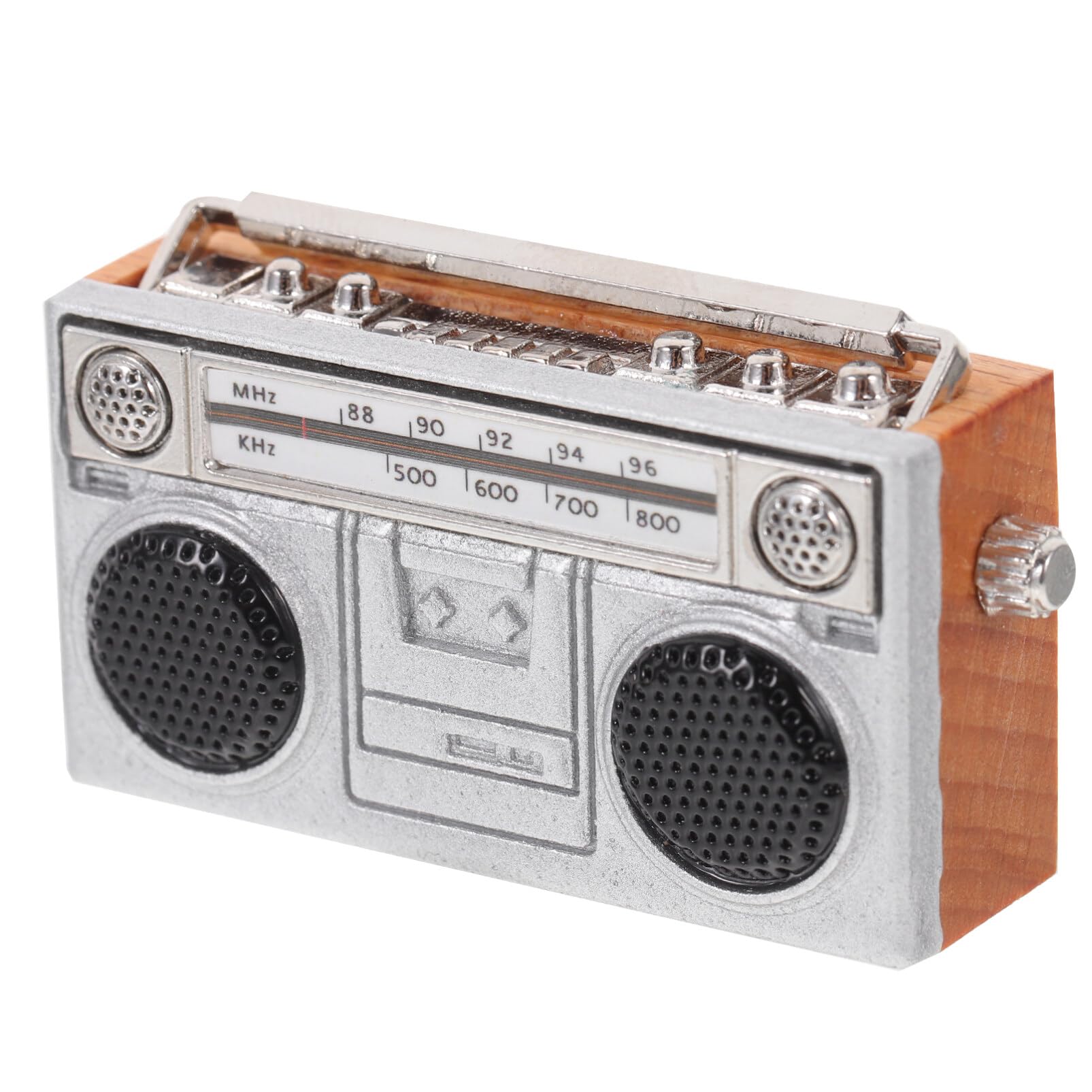 Radio rétro simulée miniature Abaodam pour décor de maison de poupée vintage B - 8