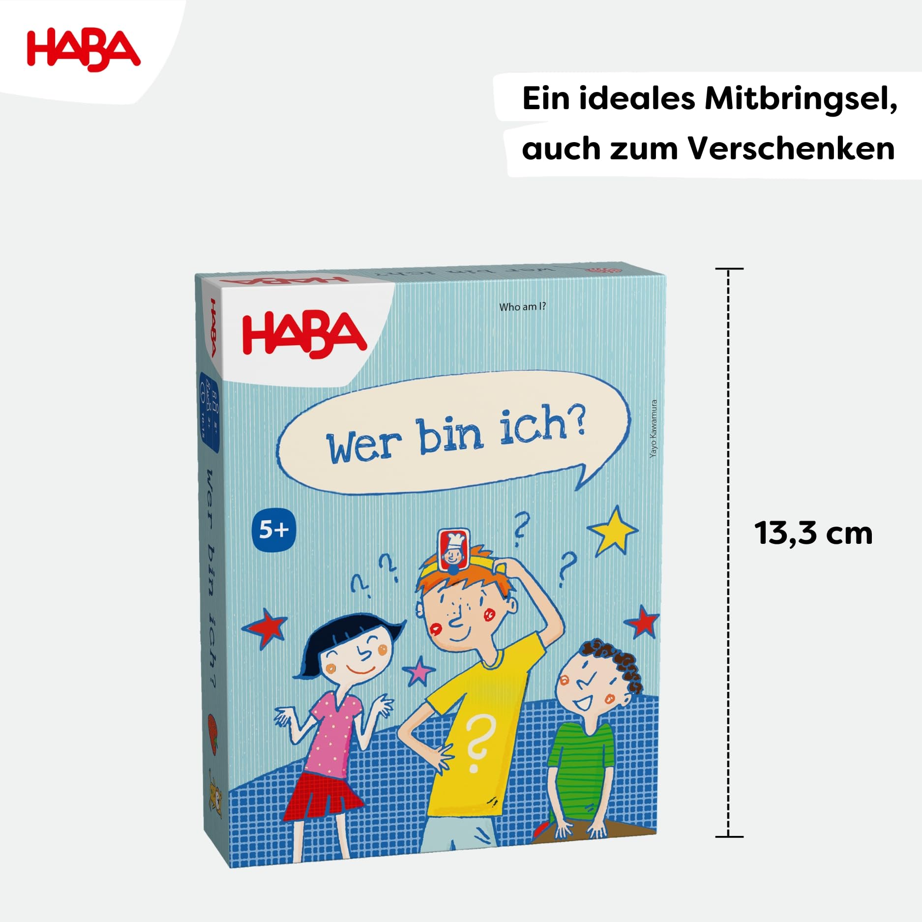 HABA Chi sono I? - Gioco classico per bambini dai 5 anni in su, divertente gioco per tutta la famiglia, nuova edizione con materiale di gioco di alta qualità