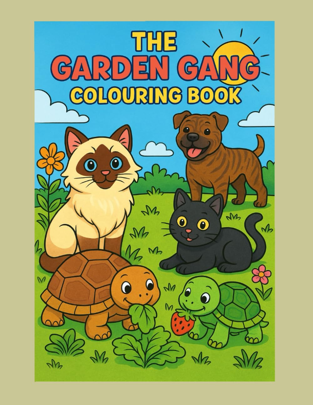 The Garden Gang: Adventures to Read & to Colour