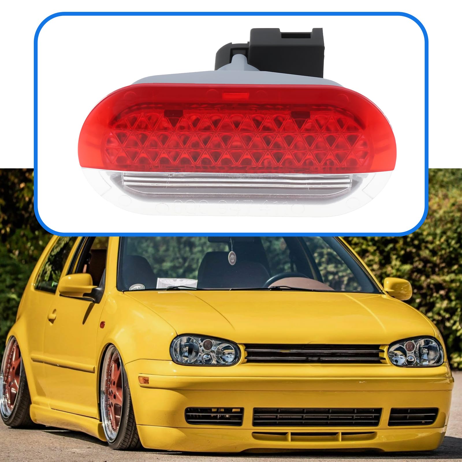 SG Store Lot de 2 Voyants d'avertissement pour Panneau Intérieur de Portière de Voiture 1J0947411B 1J0947411C Compatible avec VW Golf Beetle