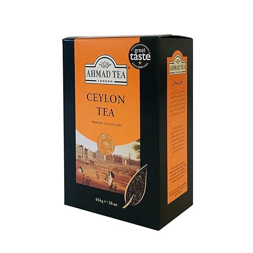 Miniatura 8 de Ahmad Tea Té negro, hoja suelta de Ceilán, 16.01 oz, sin cafeína y sin azúcar