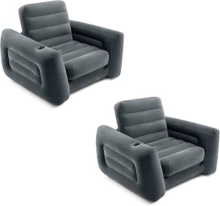 Intex 66551EP Inflatable Pull-Out Sofa Chair Sleeper that