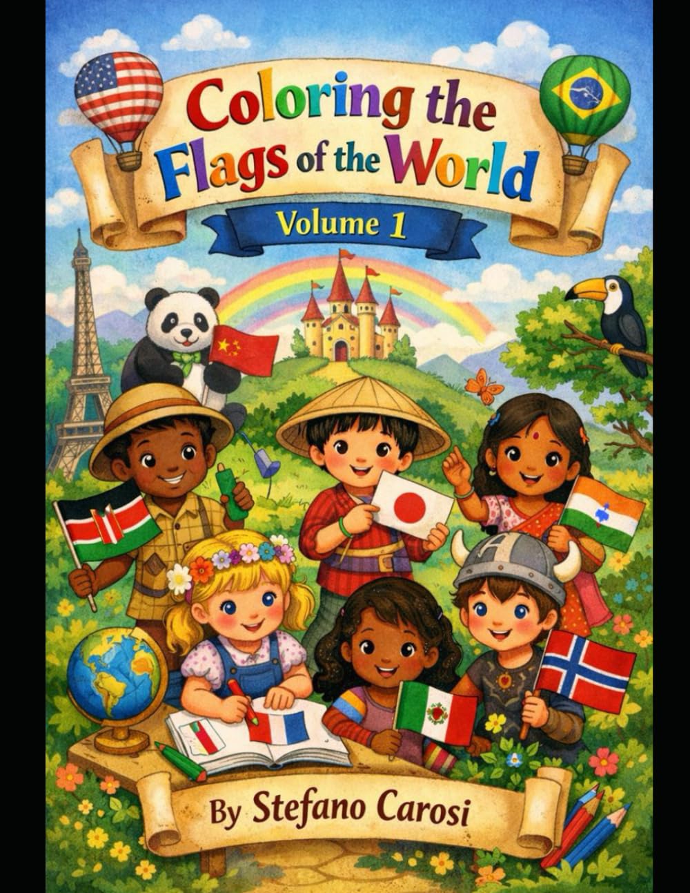 coloring book flag in the world: coloring flag in the world