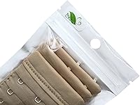 Vista 5 de Paquete de 3 extensores de brasier de 3 ganchos suaves y cómodos para mujer, 2.4 x 2.3 pulgadas