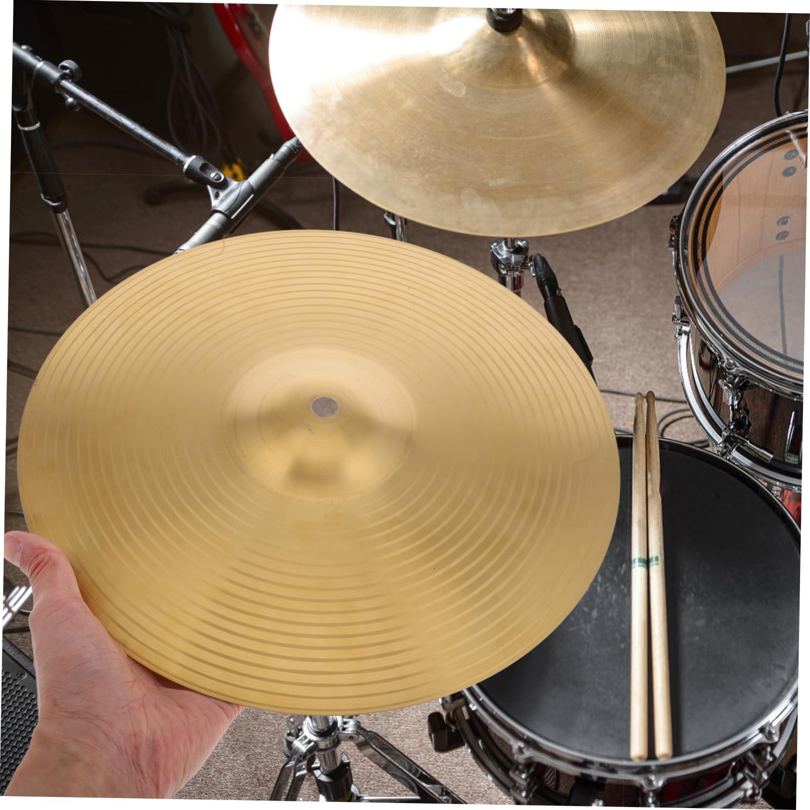 Platillo De Batería Profesional Metal Kit De Percusión Batería De Jazz Robusto