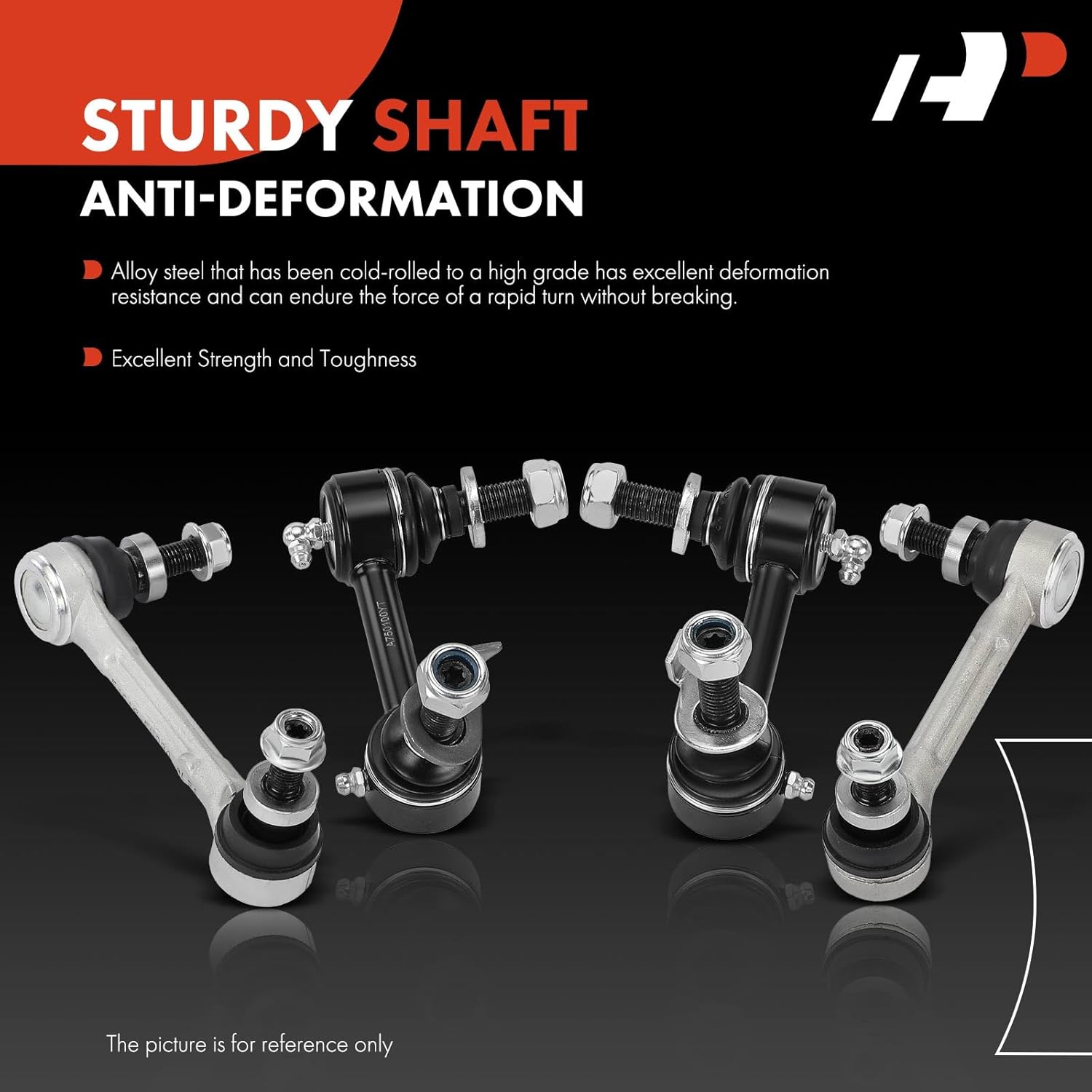 A-Premium Set of 4, Front & Rear Sway Bar Links Kit Stabilizer Bar Links Compatible with Infiniti G35 2003-2007, Nissan 350Z 2003-2009