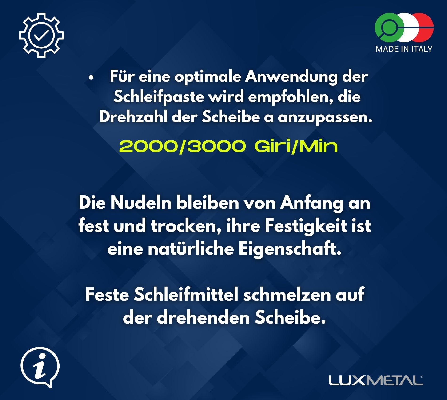 Lux Metal – Kit 3 Schleifpolierpaste für Kunststoff 1 kg – PL1-PL2-PL3 (Fein-S.Fein-Ultrafein) Politur, transparentes Plexiglas, Polycarbonat, Kunststoff, Polieren, Kratzer entfernen, Autoscheinwerfer
