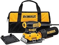 Vista 1 de DEWALT DWE6411K Kit de lijadora con agarre de palma de 1/4 hojas (renovado)