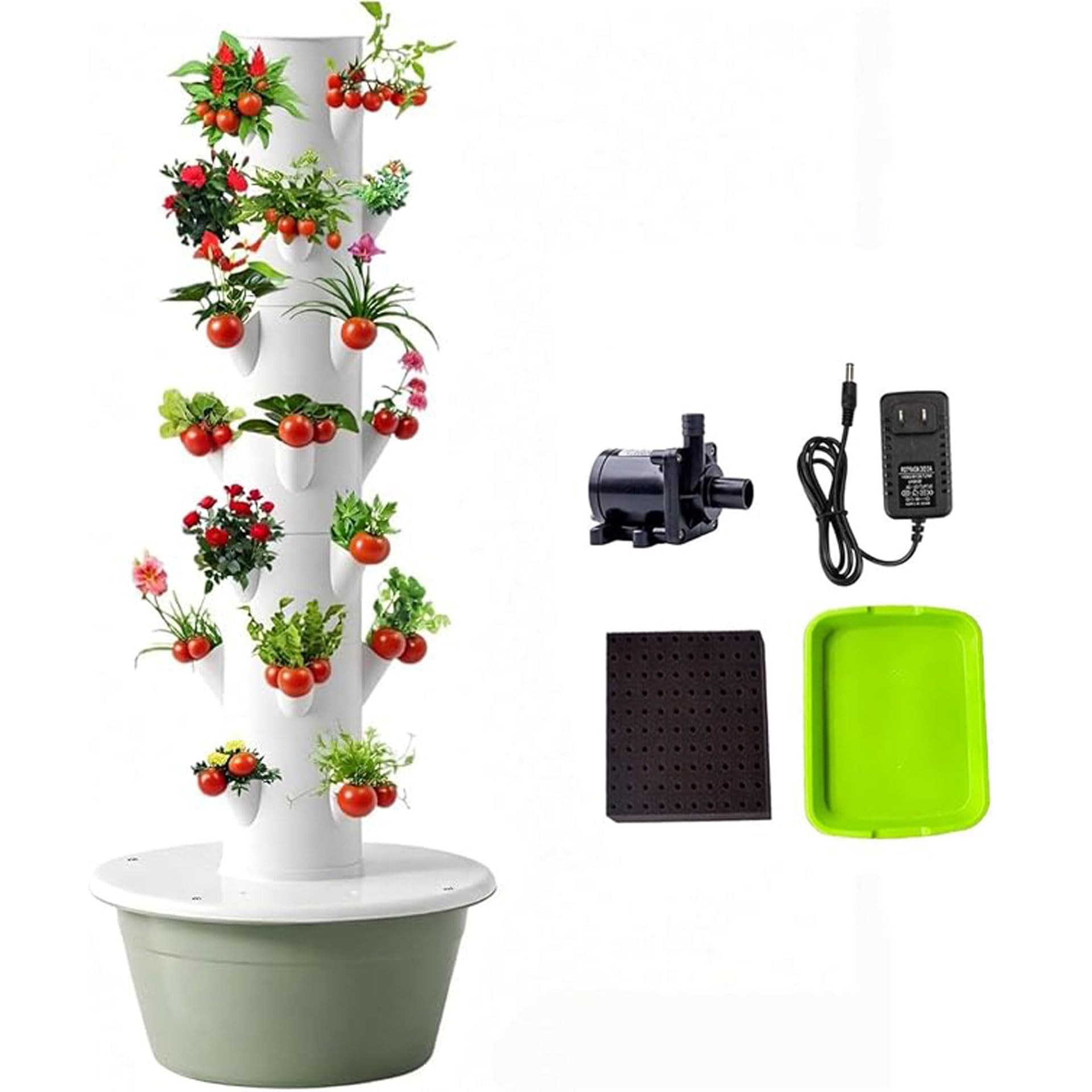 Sghjuy Hydroponics Growing System Vertical Tower Standard, 7-layer