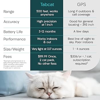 Amazon.com: Tabcat V2 Cat & Kitten Tracker - No Monthly