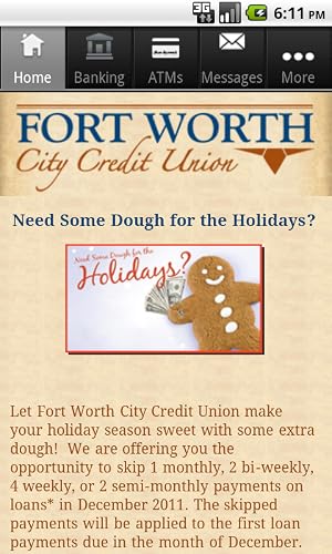 Fort Worth City Credit Union – vue 2