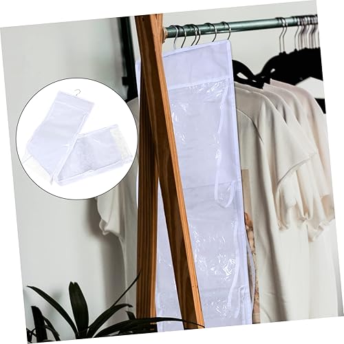 Miniatura 3 de Didiseaon Bolsa de almacenamiento colgante Organizador de bolsas Organizador de armario Diseño de ventana Tela no tejida Ahorro de espacio