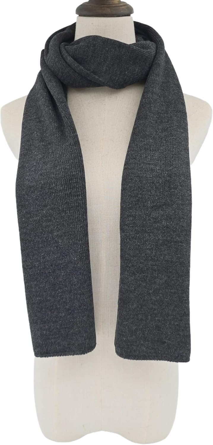 BRUCERIVER Winter Knit Scarf Beanie Touchscreen Gloves 3PCS Set for Men and Women - Image 4