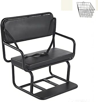 Adult Tricycle Accessories/Tricycle Rear Seat Child Seat+Rear Basket for Electric tricycles Rear seat,Child seat with Safety Belt,Fits 24-inch tricycles, Maximum Load 150 lbs