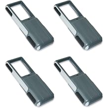 Carson MiniBrite 3x Power LED Lighted Slide-Out Magnifier with Protective Sleeve for Reading, Hobby, Crafts, Inspection and Tasks - Set of 4