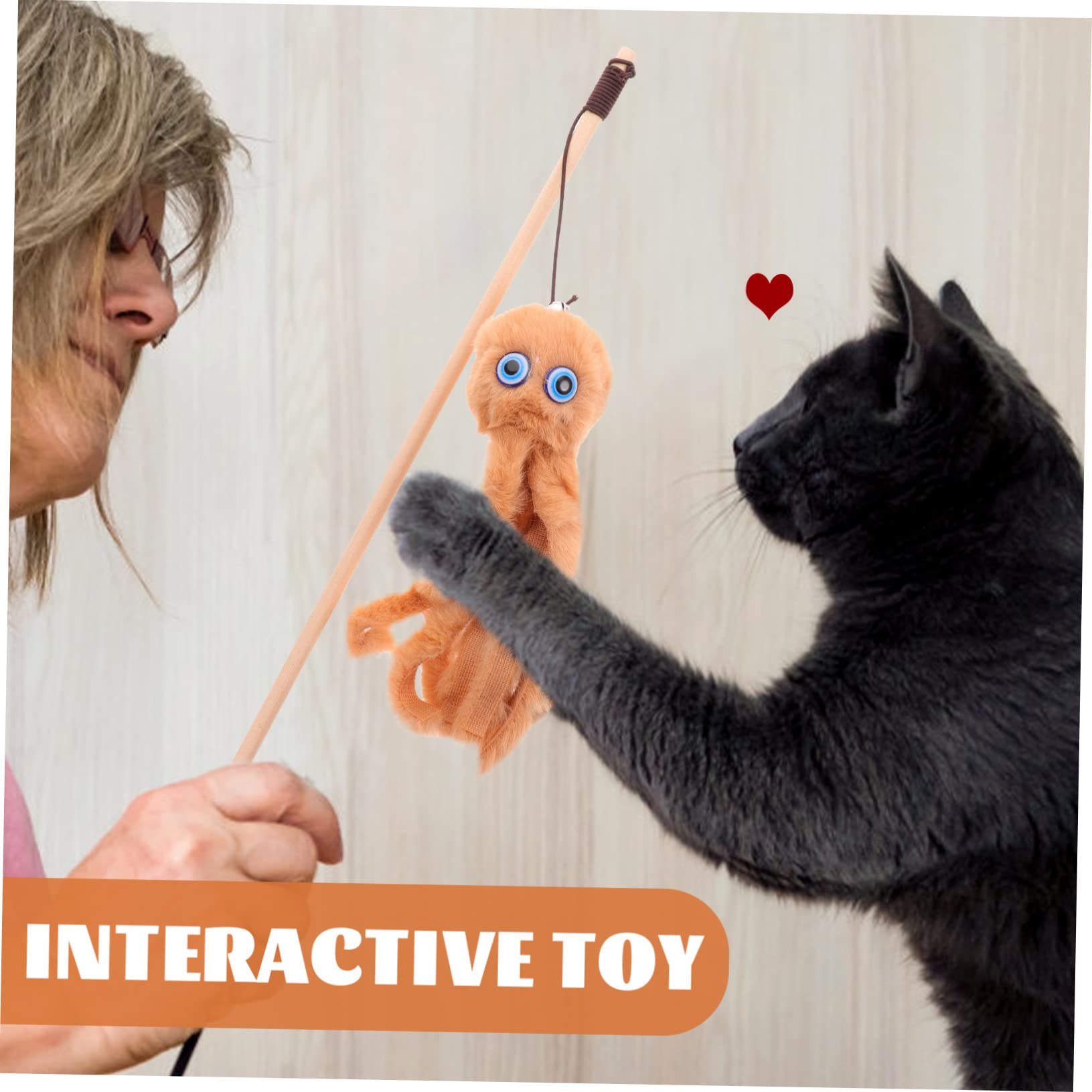 POPETPOP 10 Stück Kauspielzeug Oktopus-Spielzeug Katzenminze Mäuse Spielzeug Für Katzen Spielzeug Katze Interaktives Spielzeug Katzenspielzeug Für Innenkatzen Mäuse