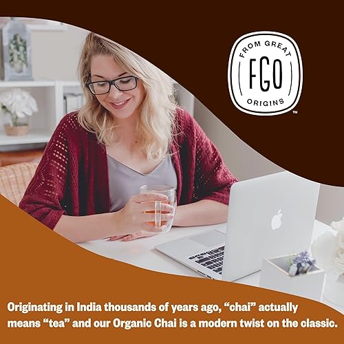 Vista 269 de FGO Té de menta orgánico, 100 unidades, bolsitas de té ecológicas, sin cafeína, el embalaje puede variar (paquete de 1)