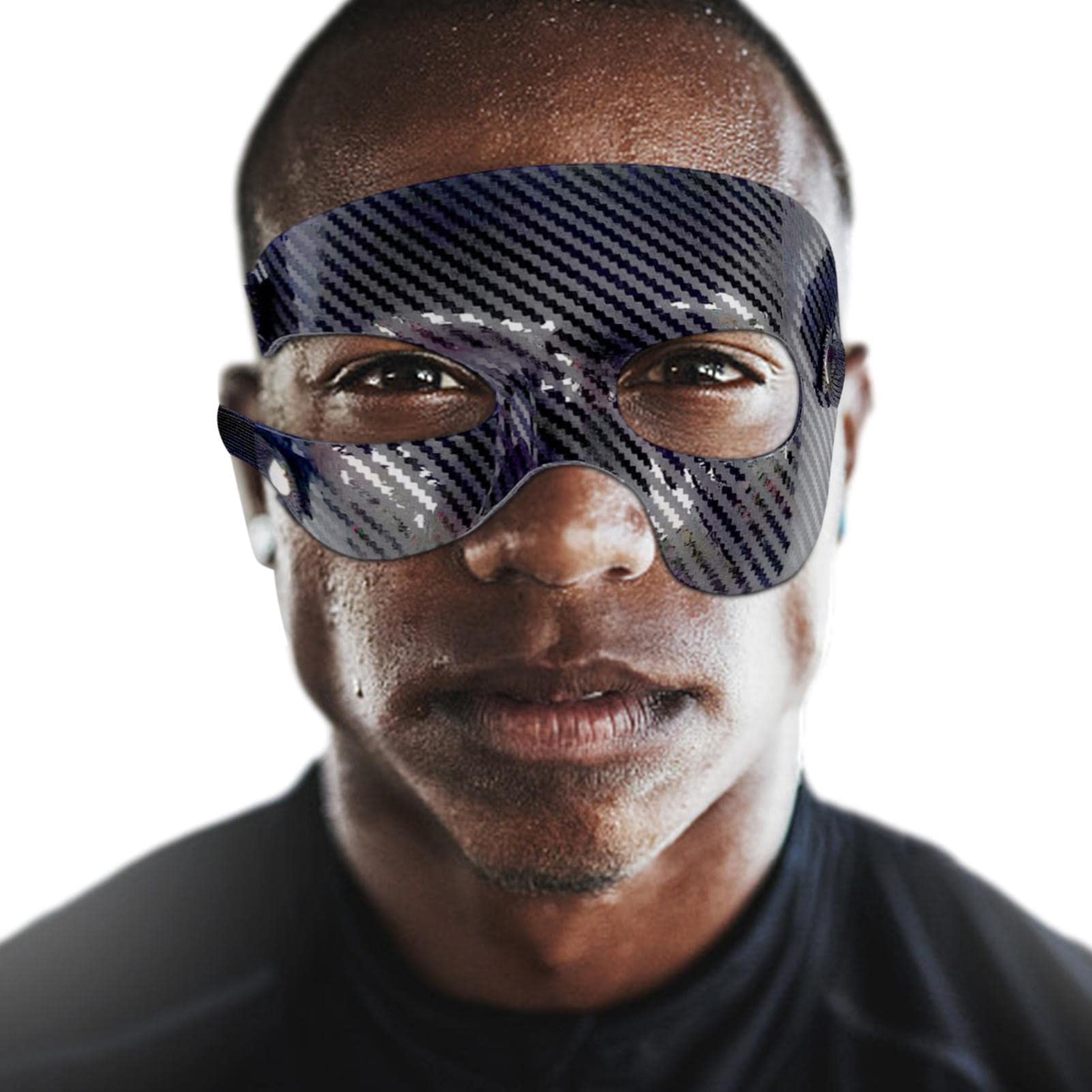 Protège-nez pour le sport | Masque de protection pour le nez cassé réglable – Protection complète du visage pour le football, le softball, le basket-ball, le Qarido