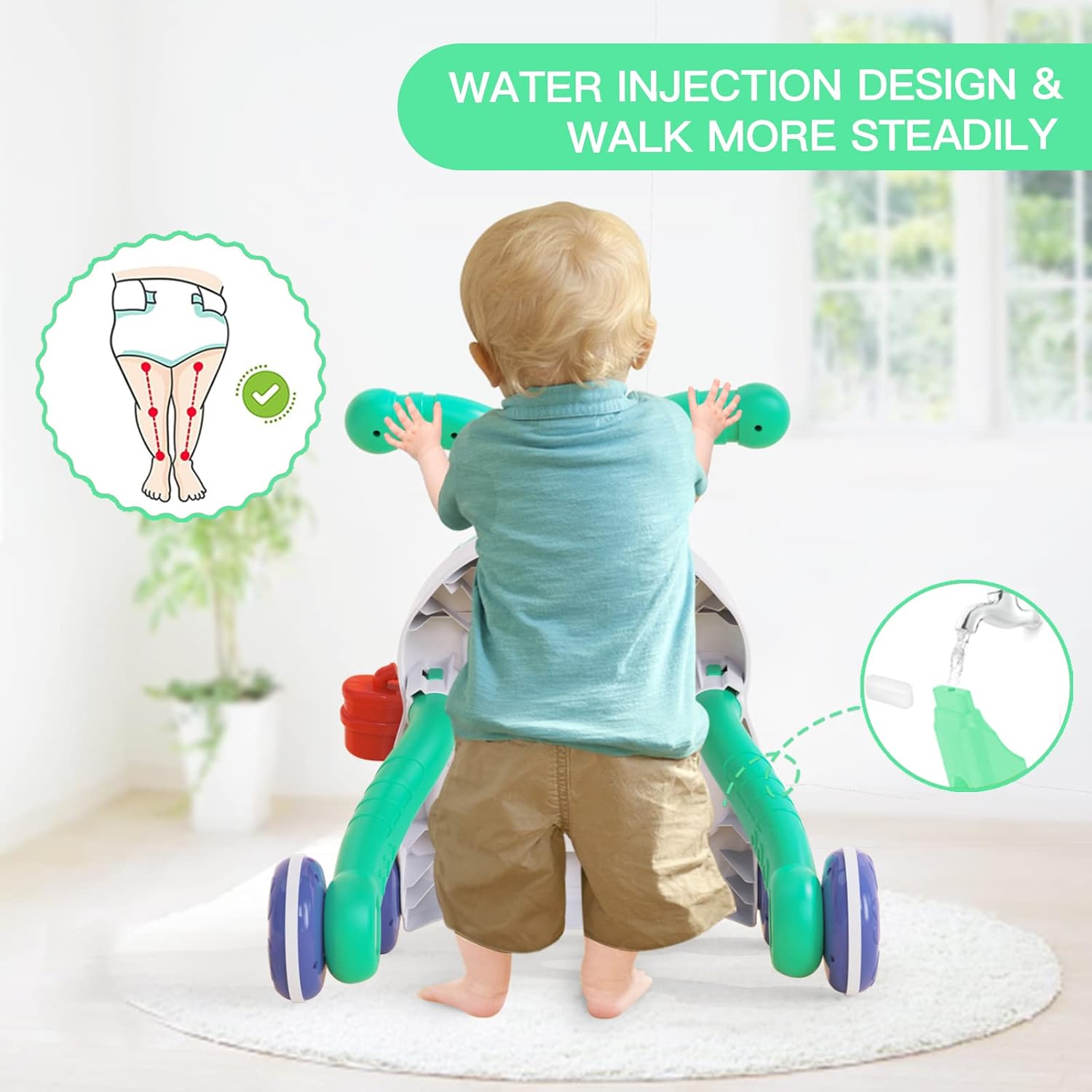 Buy Eners Sit to Stand Baby Learning Walker with Wheels, Baby Activity