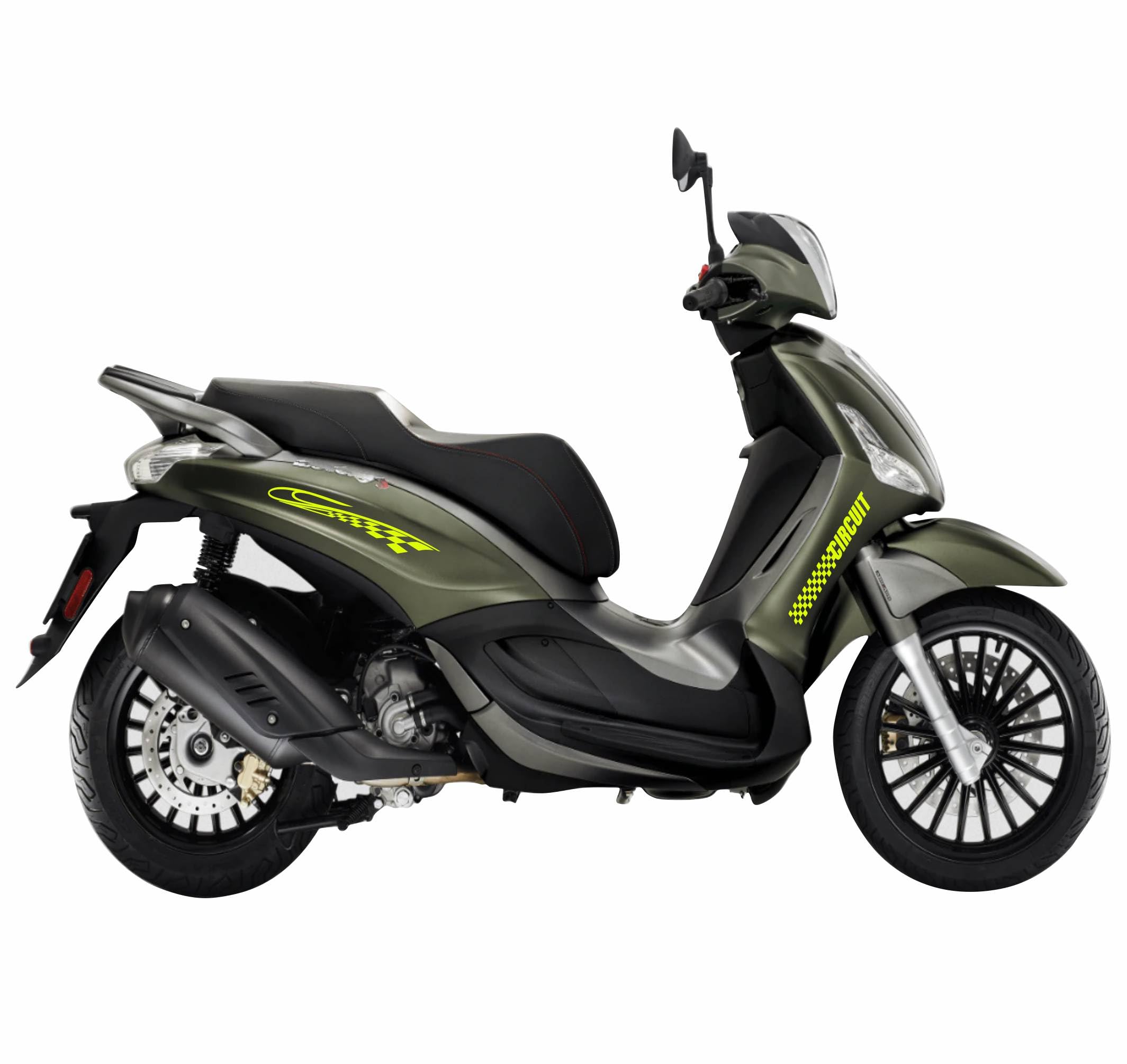 Sport Touring Beverly 350 Verde Opaco Piaggio Beverly 350 Sport