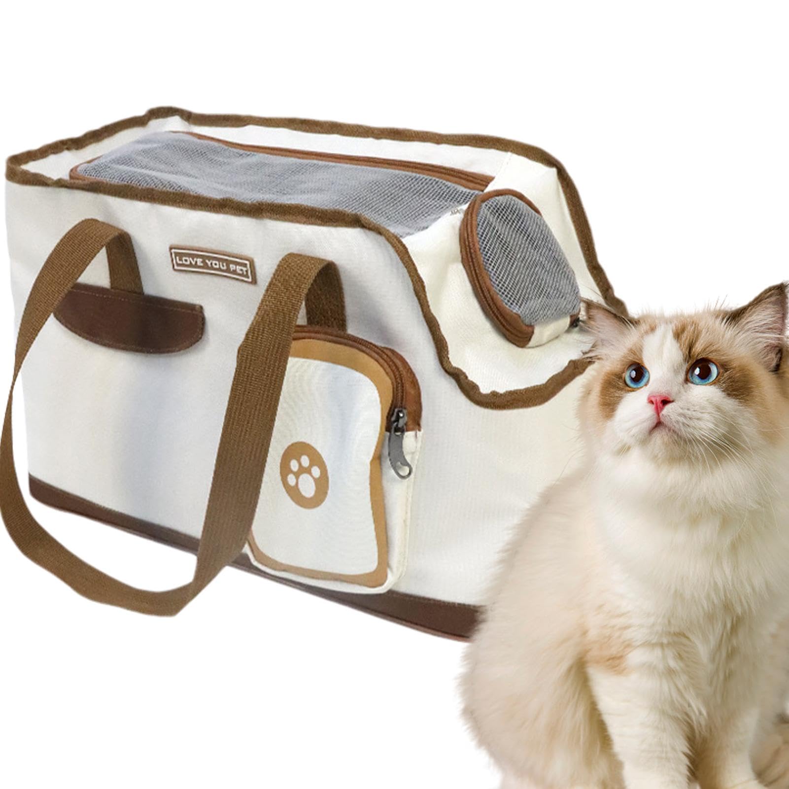 Sac de transport chat en balade | Porte-chien design à l'épaule pour la ville