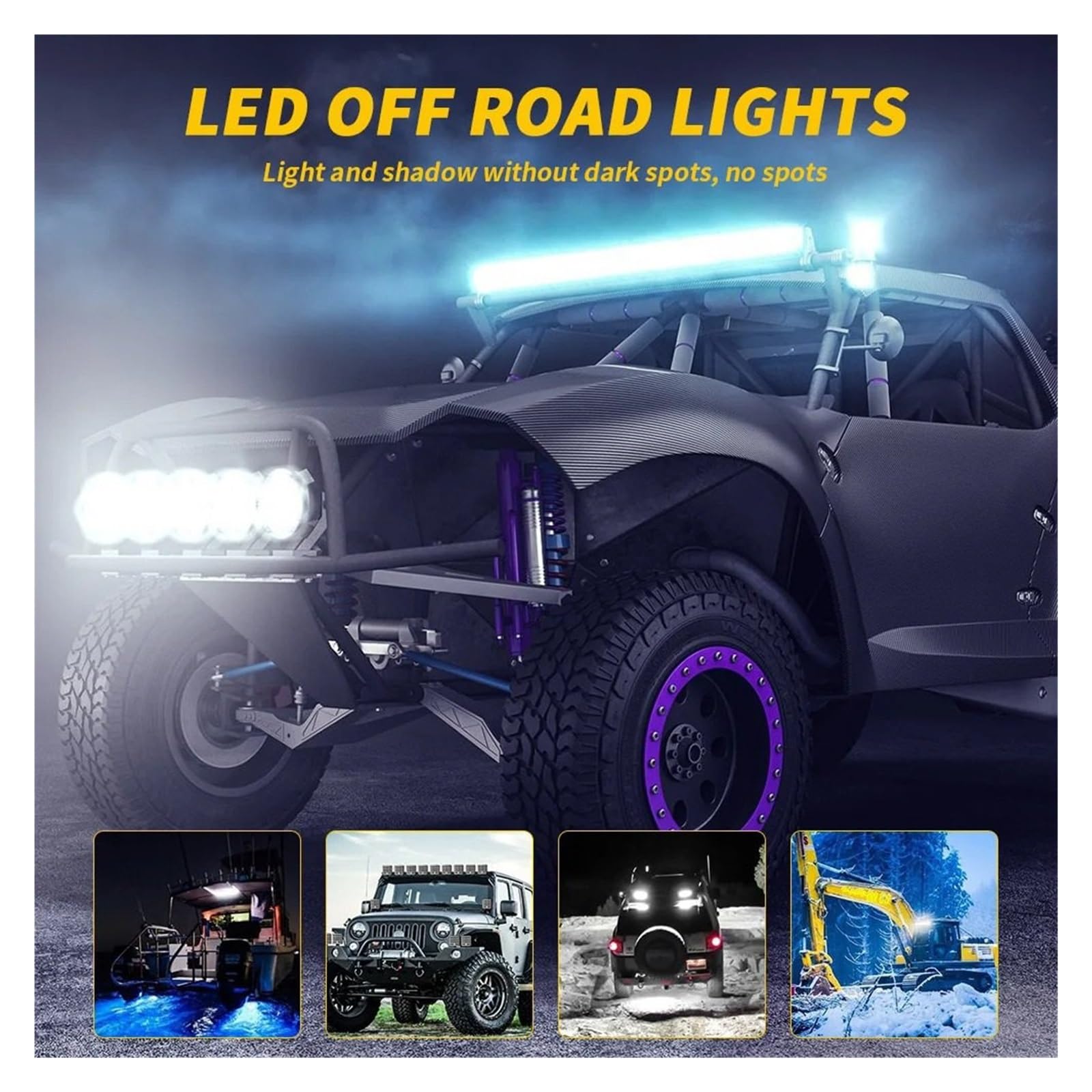 Światła drogowe Do Listwy Świetlnej LED Ciężarówki ATV 4X4