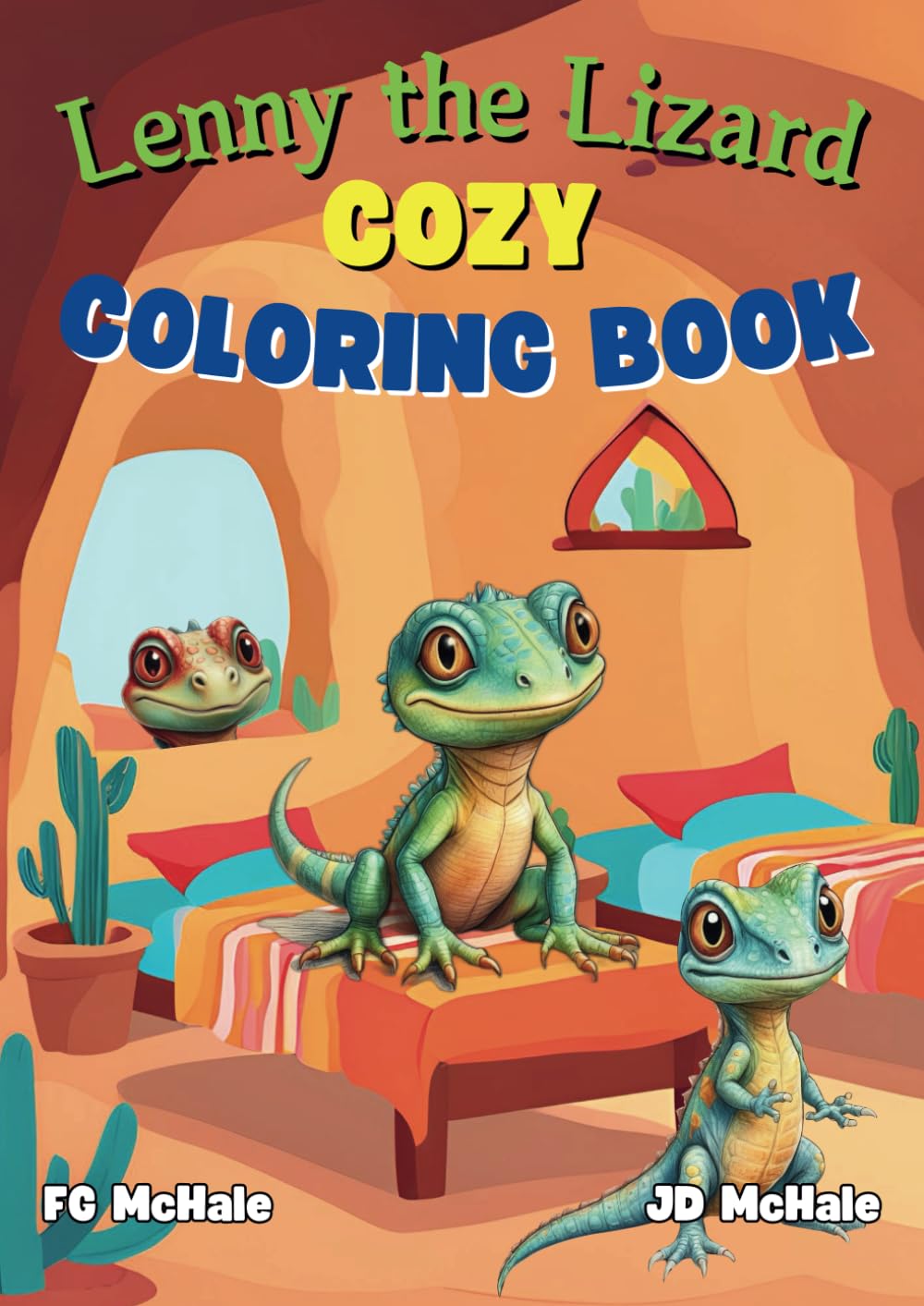 Lenny the Lizard Cozy Coloring Book: A Relaxing and Creative Coloring Adventure for Kids