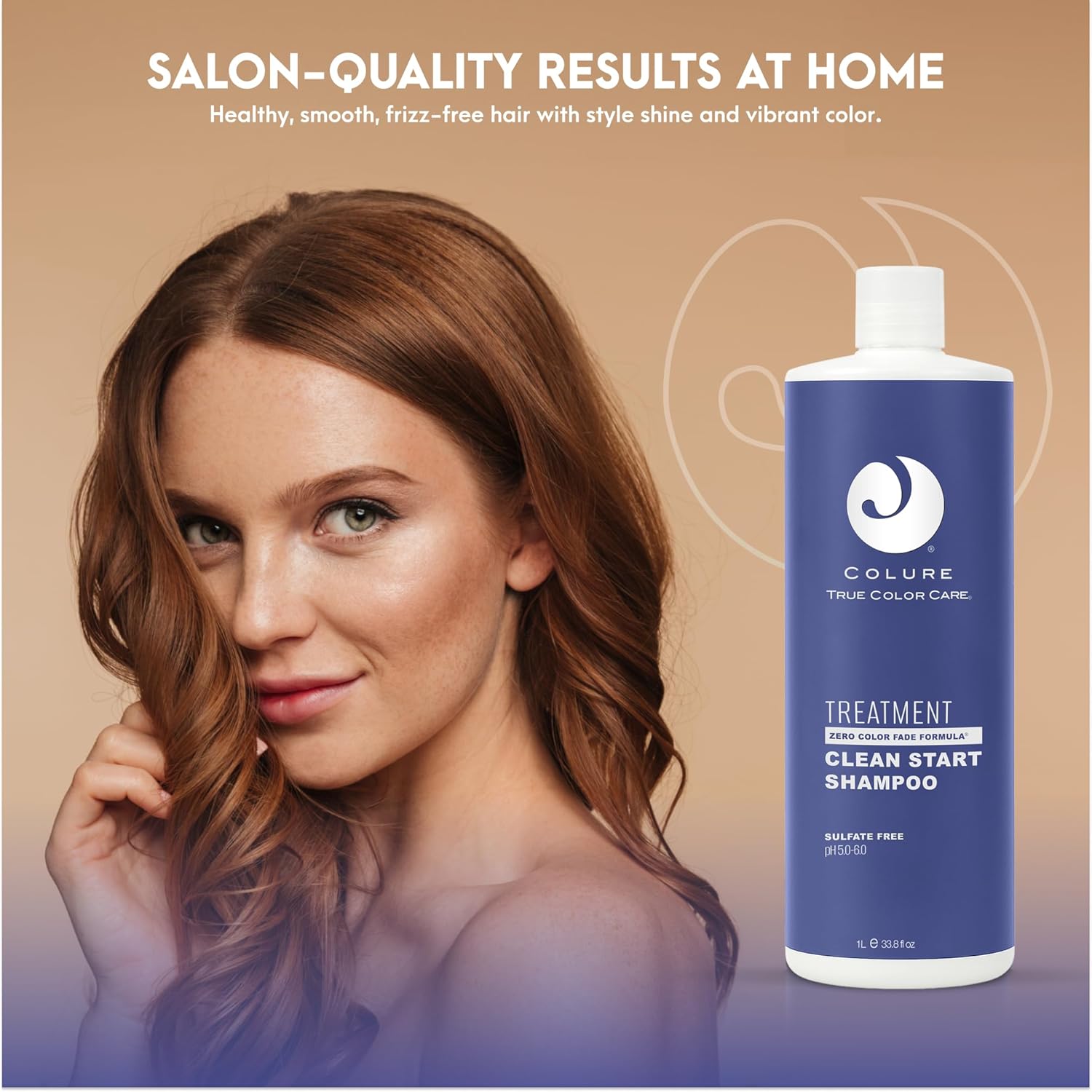 COLURE Clean Start Shampoo, 33 Fl Oz – Clarifying Detox Hair Wash, Non-Stripping Buildup Removal & Pre-Color Treatment