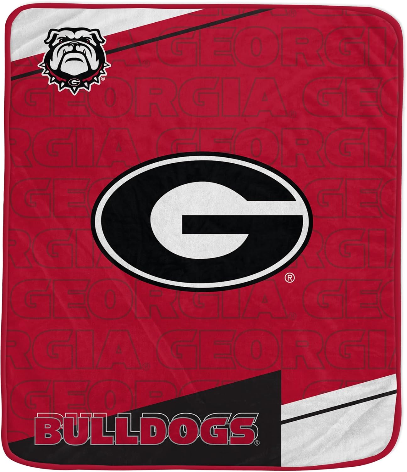 NCAA Diagonal Ghost Ultra Soft Blanket