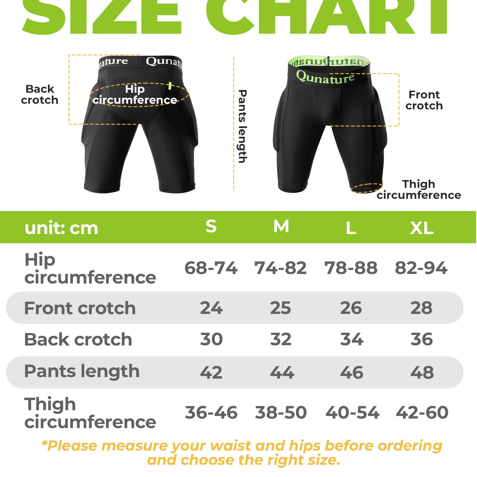 Pantaloncini Protettivi Sci, Pantaloncini Protezioni Imbottiti 3D Snowboard Uomo Donna, EVA 12mm Antiurto Traspirante per Fianchi Cosce Coccige Pattinaggio Skateboard Downhill, Nero