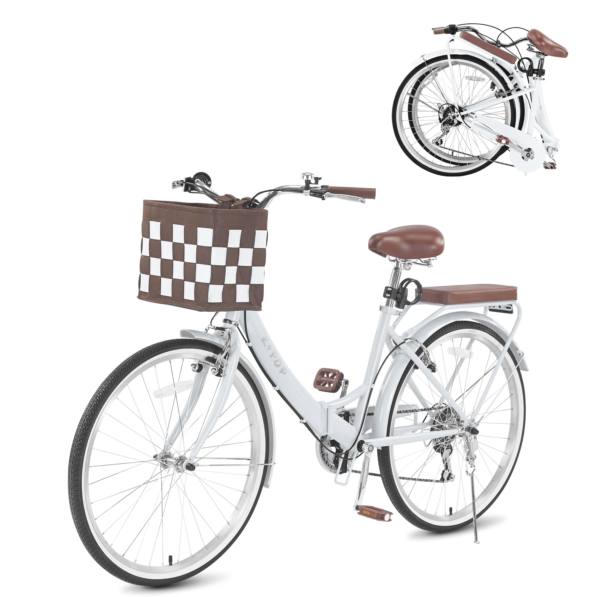 BGGFNZ Foldable Cruiser Bike
