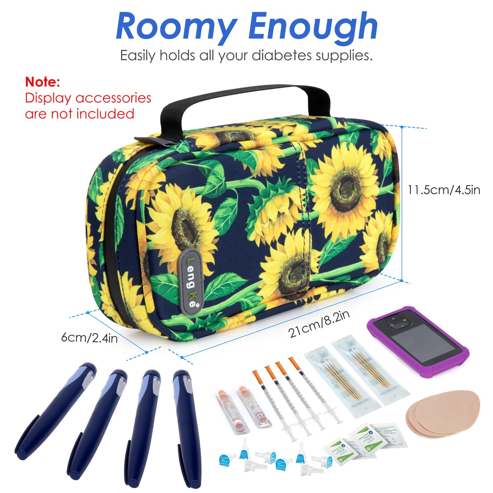 YOUSHARES Insulin Pen Carry Case, Insulin Case with Two Ice Packs - Image 3