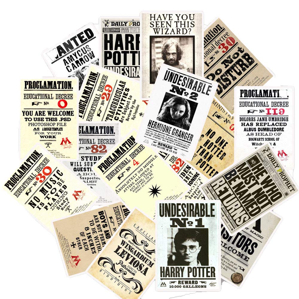 Amazon.co.jp: ハリーポッター ハリポタ ポスター風 レトロ風 新聞風