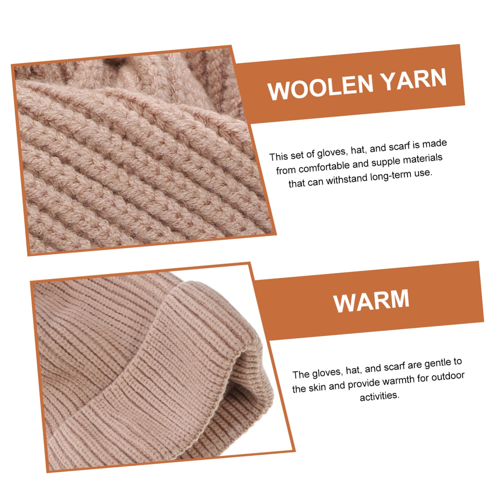 LIFKOME set sciarpa cappello guanti caldi per esterno sciarpa da donna guanti caldi per ragazze berretto krama sciarpa scarf guanti da arrampicata donna guanti caldi invernali filato