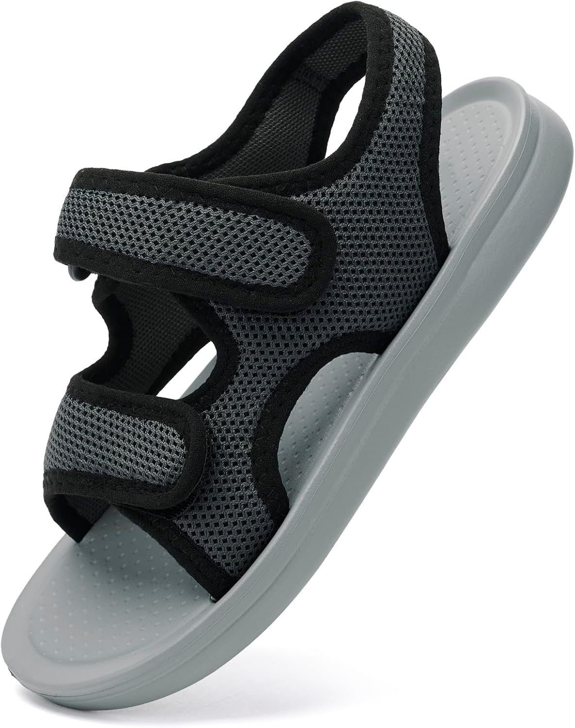Boys Girls Toddler Sandals Athletic Hook-and-Loop Kids Water Shoes for Walking Hiking Running