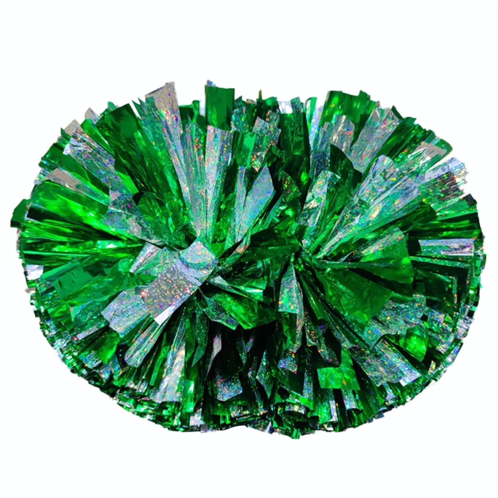 Cheerleader Pom Poms 1pc 32cm Dazzling Cheering Pompoms Sports Game Pom Poms Cheerleading Flower Ball Vocal Concert Dance Party Decorator(Color12)