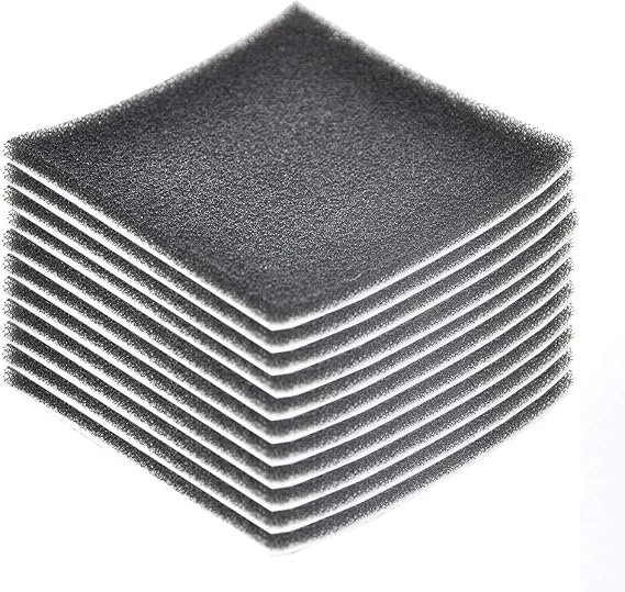 EZ SPARES 10Pcs Replacement for Kenmore CF1,Sears Progressive Foam Filter CF-1,Progressive & Whispertone, Panasonic Vacuum Cleaners, 86883, 86880, 20-86883, 2086883, 8175084
