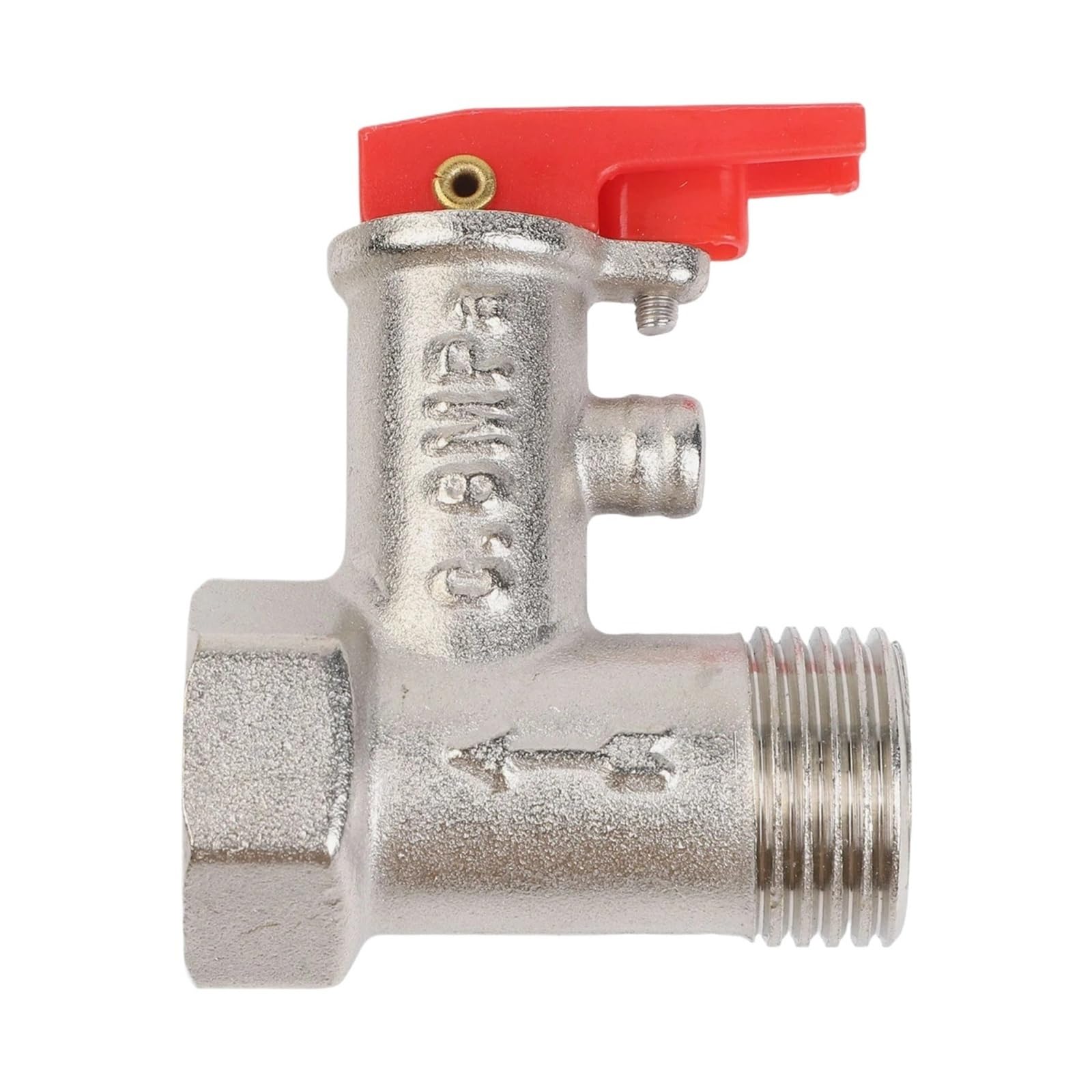 Vmvud One Color 1Pcs Electric Water Heater Safety Valve Pressure Relief Valve Boiler 1/2Inch Threads Brass Adjustable Safety Check Valve