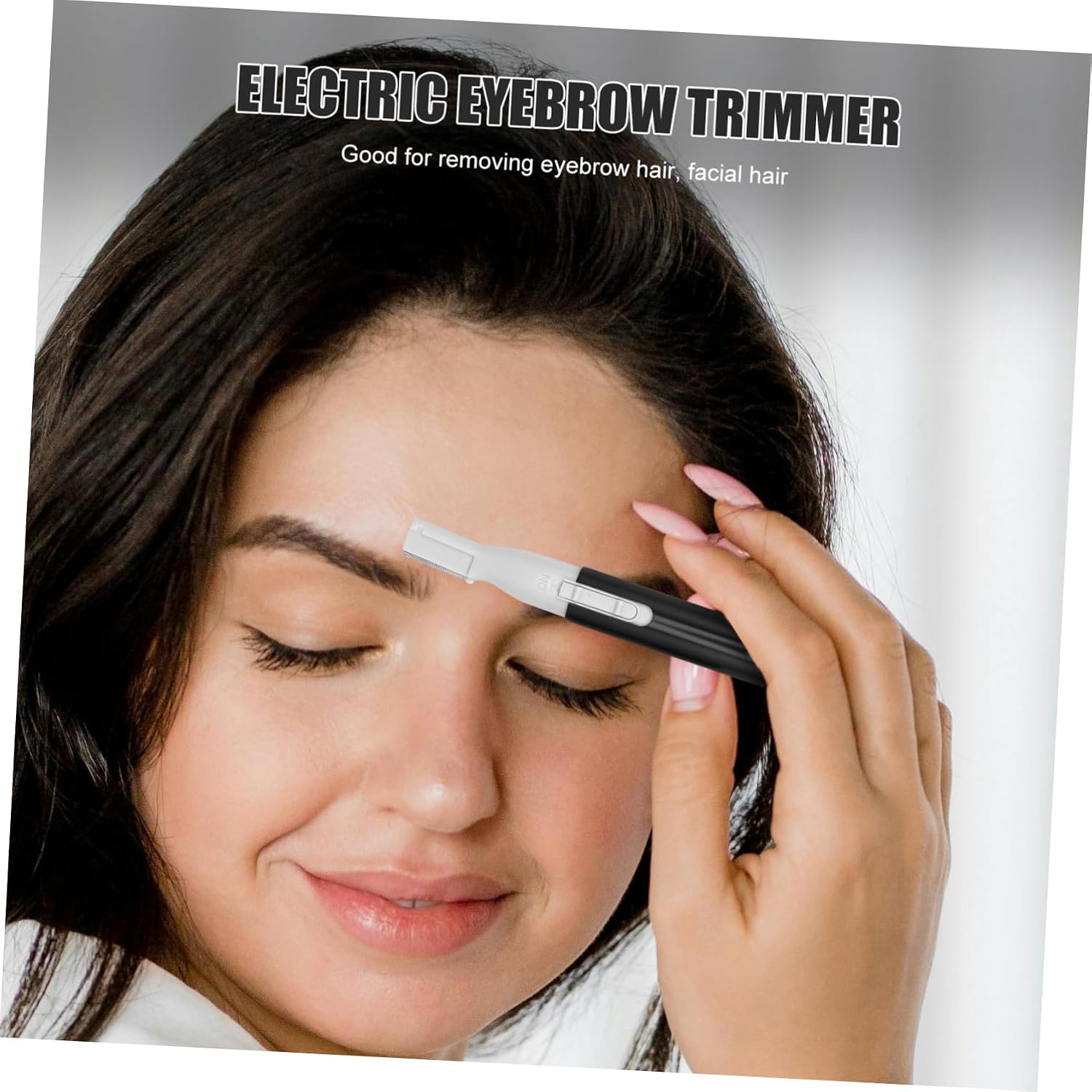 Uonlytech Bikini Trimmer Facial Hair Remover Professional Portable Mini Eyebrow Trimmer Body Shaver Electric Razor Hair Remover for Women Ladies (Black) Eyebrow Razor Tool Electric Shaver