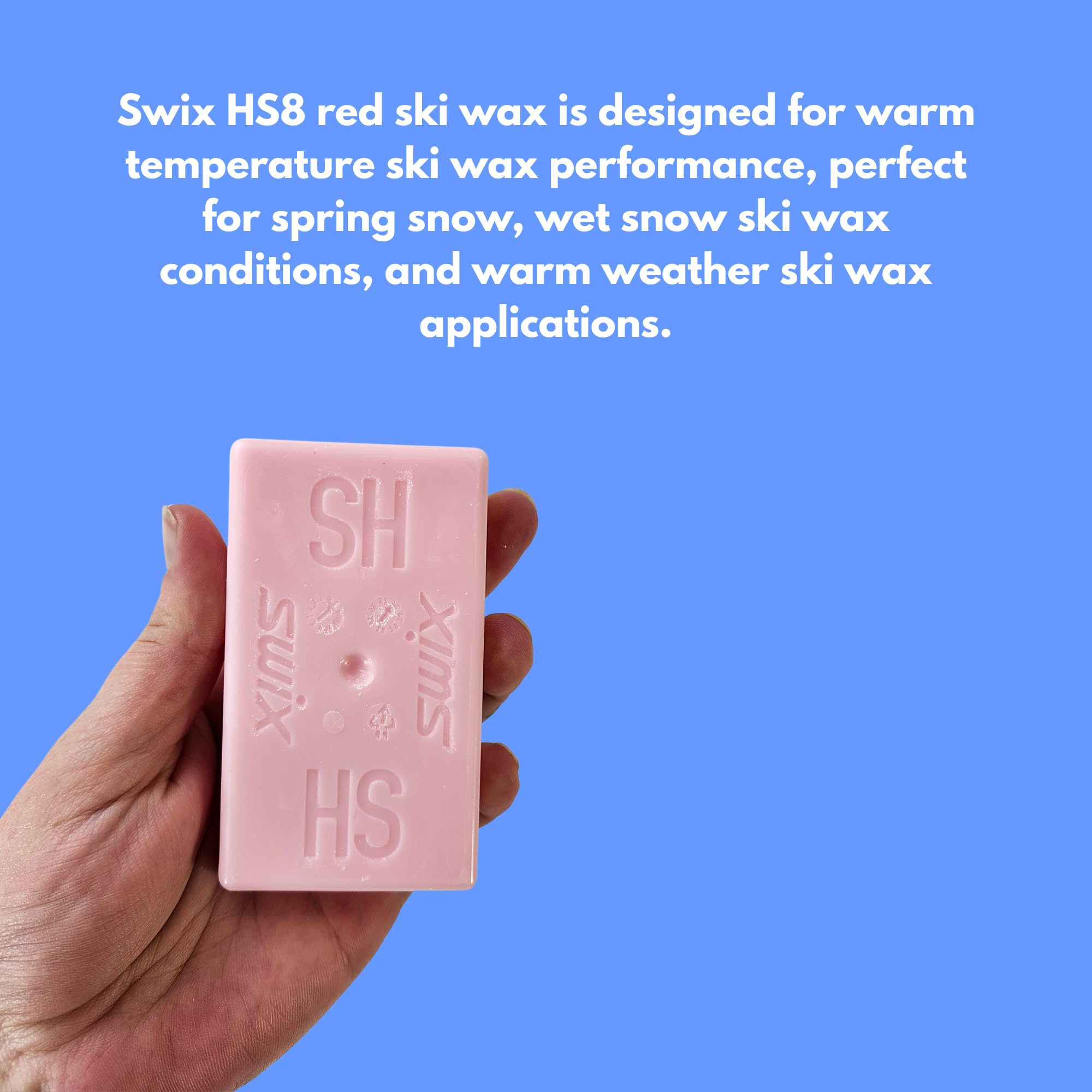 Amazon.com : Swix HS8 Red High Speed Ski and Snowboard Iron-On Wax