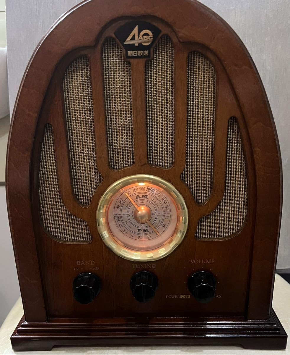 人気SALE，低価】 朝日放送創立40周年記念 アンティークラジオ ABC-40
