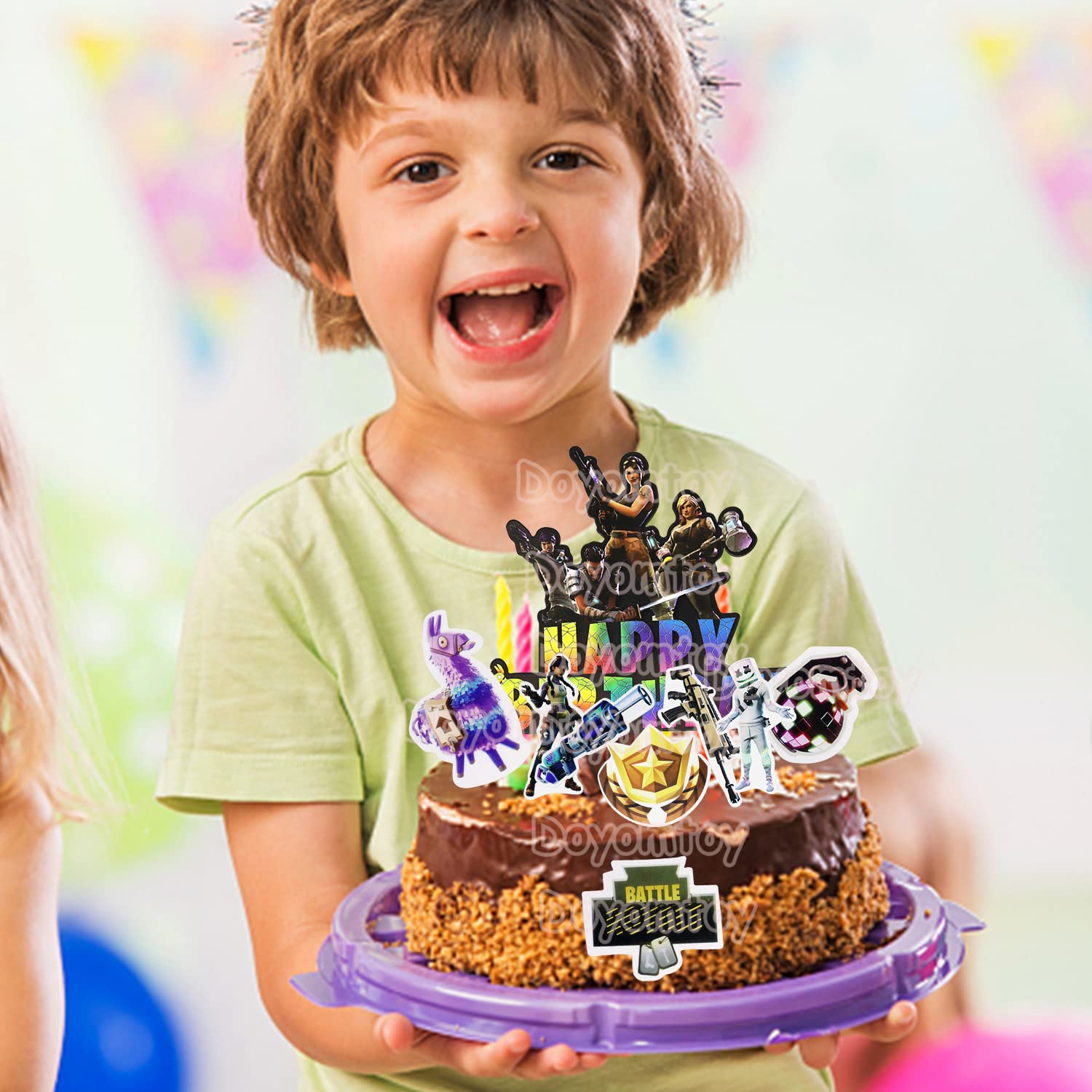 Decorazioni Torte A Tema Videogiochi - 40 Pezzi - Cupcake Topper Competitivi Per Feste Compleanno Ragazzi - Foto 3